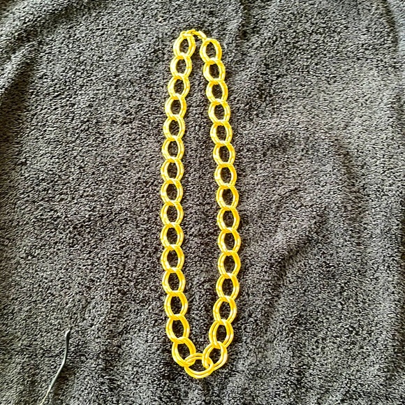 Vintage Gold Tone Napier Chunk Chain Nexklace - Picture 1 of 3